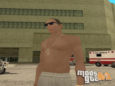 CJ Branco HD para GTA San Andreas